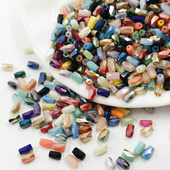 切面小米珠 人造水晶玻璃珠流苏串珠diy手工制作饰品配件 4mm