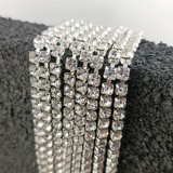 Алмазная цепь белая когтяная цепь прозрачная наконечник буровой цепь из цепей с тонкой когтя