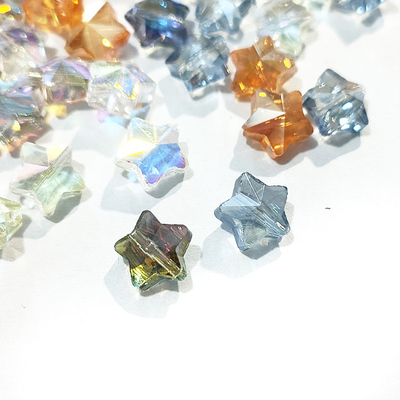 diy玻璃星星五角星手工制作配件