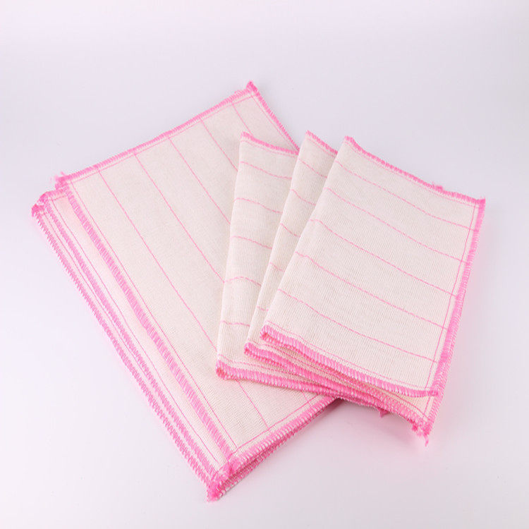 家居百货8层全纱洗碗布 竹木纤维洗碗巾 棉纱百洁布 加厚抹布