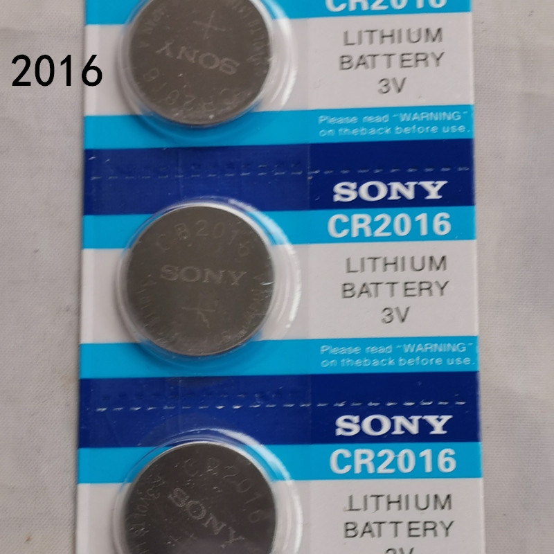 SONY索尼CR2016纽扣电池防盗汽车钥匙遥控器电