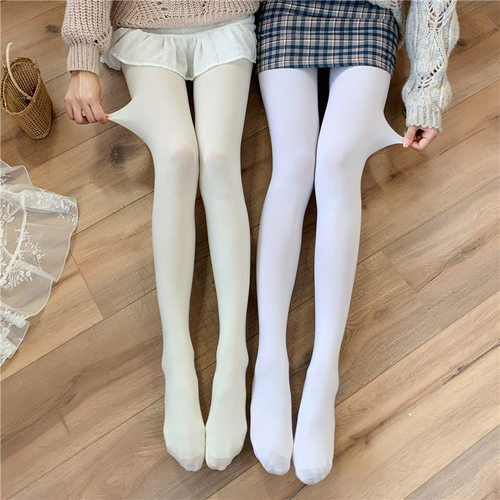 少女萝莉天鹅绒白丝连裤袜