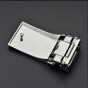 男士皮带扣打孔航空腰带板扣头平滑扣铁皮挂钩钉扣打眼扣按压卡子