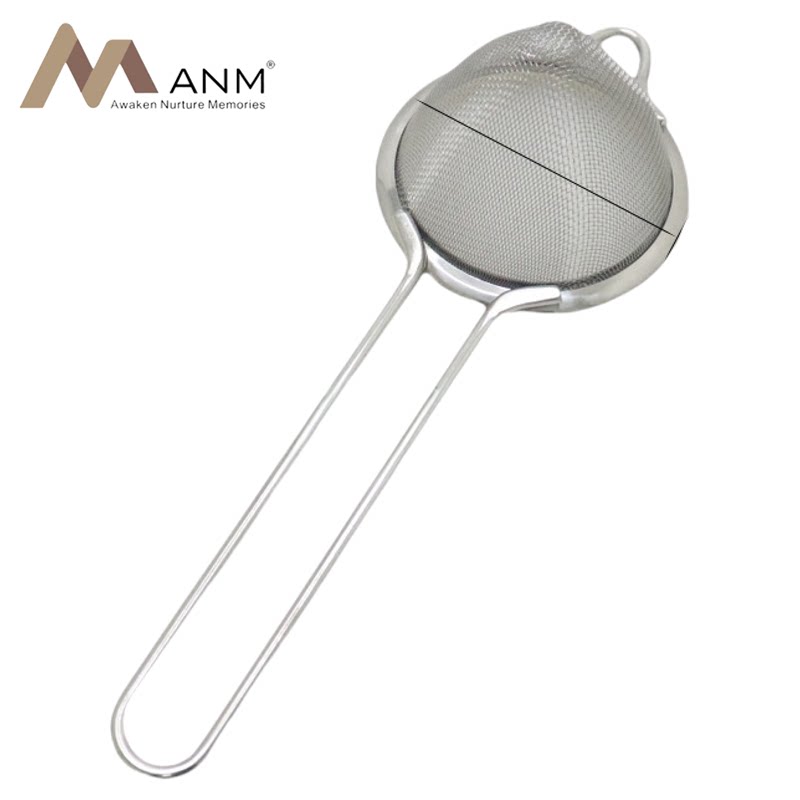 ANM不锈钢滤酒器酒吧工具捞厘双层过滤器家用调酒筛网厨房漏勺