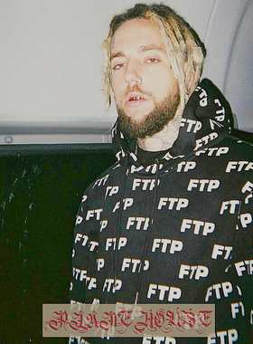 【现货】FTP FuckThePopulation All Over字母logo线圈棉卫衣美潮