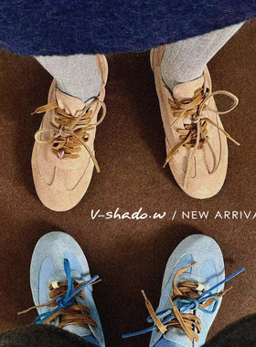 Vshadow设计师品牌 梁洁同款可露丽风德训鞋