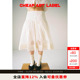 art label 米白色多层蕾丝拼接半透纱裙半身裙女26春季 cheap 新款