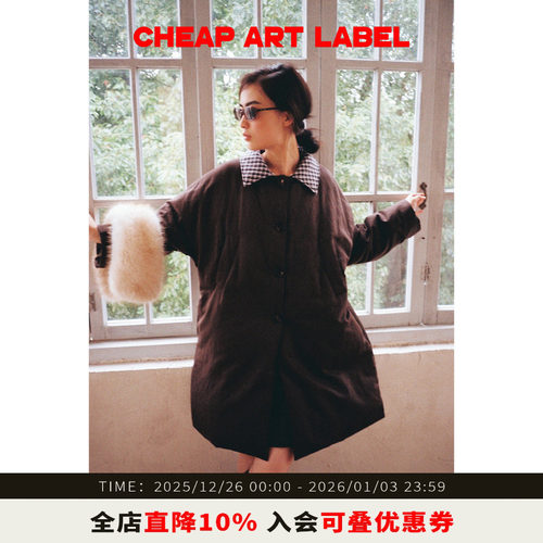 cheapartlabel落肩廓形羽绒服