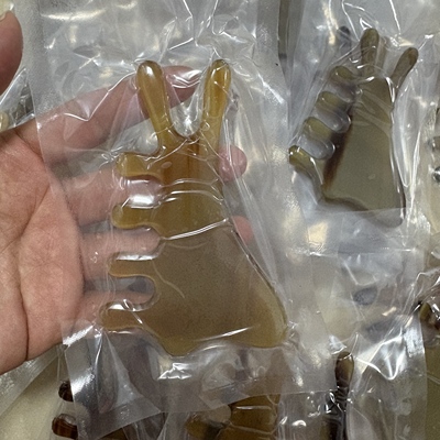 牛角按摩梳四合一头皮部经络梳子多功能脸面部提拉刮痧神器天然