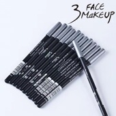 3FACEMAKEUP 第三面全球化妆师专用碳黑眼线笔眉笔两用防水持久