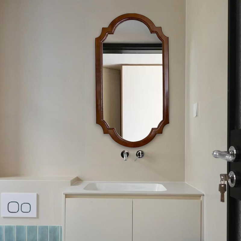 新中式异形卫生间智能带灯浴室镜