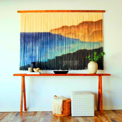 ins染色挂毯隔断帘波西米亚染色