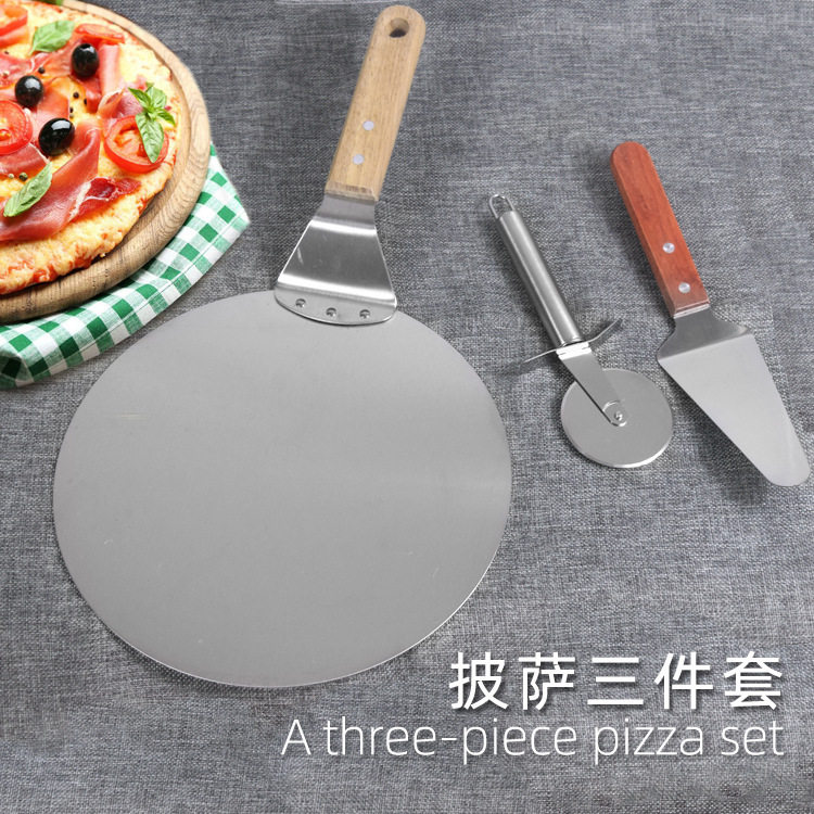 披萨铲pizza不锈钢烘焙工具轮刀