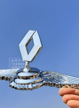 雷诺车标科雷傲科雷嘉改装标豪华装饰机盖车头引擎盖飞鹰立标金属