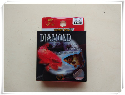 DIA MONG尼龙主线50米钓鱼线超强拉力竞技台钓线垂钓线组钓鱼用品