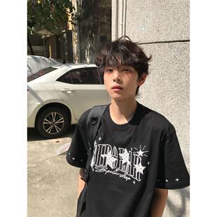 美式vibe重磅男款短袖男T恤潮牌高品质2026夏季高街正流行上衣ins