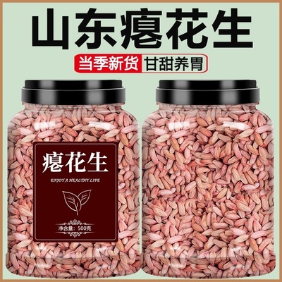 瘪花生米生2024年新山东新鲜干瘪小粒瘪子红皮仁养胃农家优质
