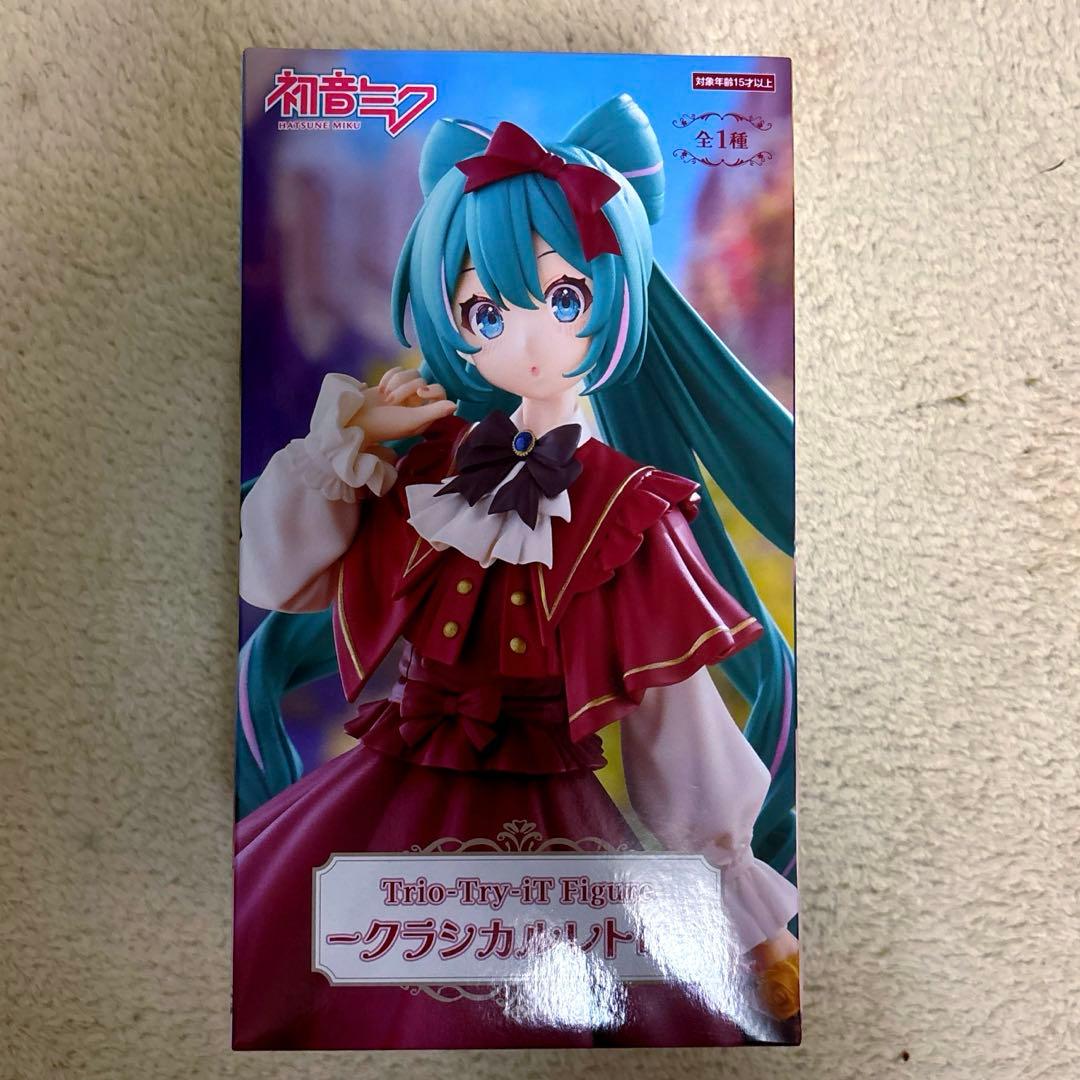 正品现货 FuRyu piapro 初音未来 古典流行 景品手办 miku 手办