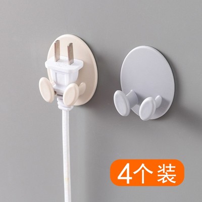 插头挂钩免打孔强力粘胶