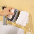 沥水香皂盒 大号可伸缩肥皂盒浴室免打孔香皂置物架洗漱台壁挂式