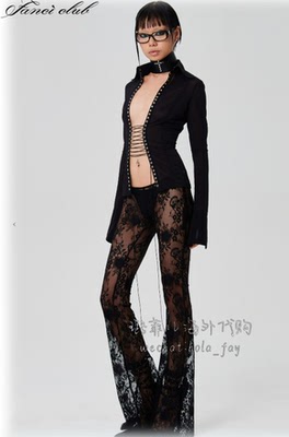 fanciclub代购系带长袖上衣