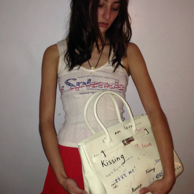 praying代购涂鸦手提包包