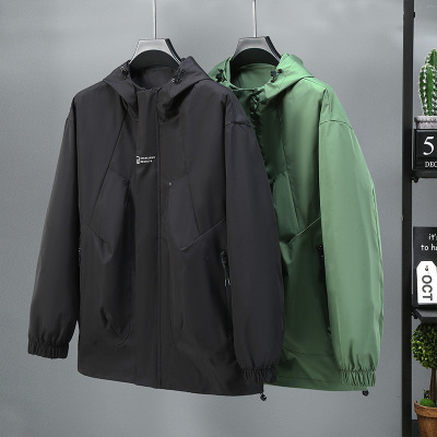 Extra Large Size Three-proof Jacket Men's Extra Fat Oversize