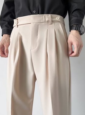 Light Mature Style Jacket Pants Men's British Yuppie Men's H