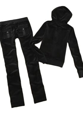 2024 Cheap Women's Clothing New 2 Pieces y2k Pants Set Velve