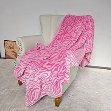 1pc 3D leopard zebra sofa bed throw blanket for spring summe