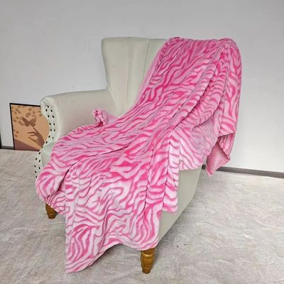 1pc 3D leopard zebra sofa bed throw blanket for spring summe
