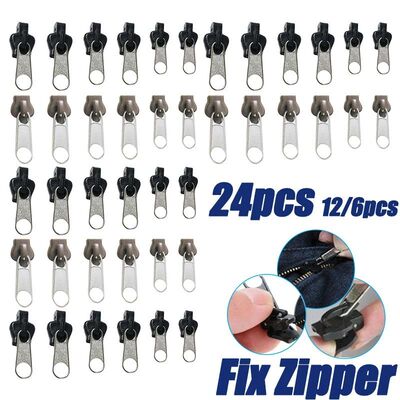 Zipper Repair Kit Universal Instant Fix Replacement Zip Slid