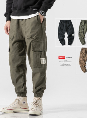 American Retro Cargo Multi-pocket Overalls For Men, rendy Br