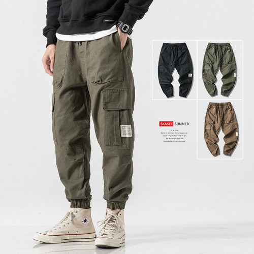 American Retro Cargo Multi-pocket Overalls For Men, rendy Br