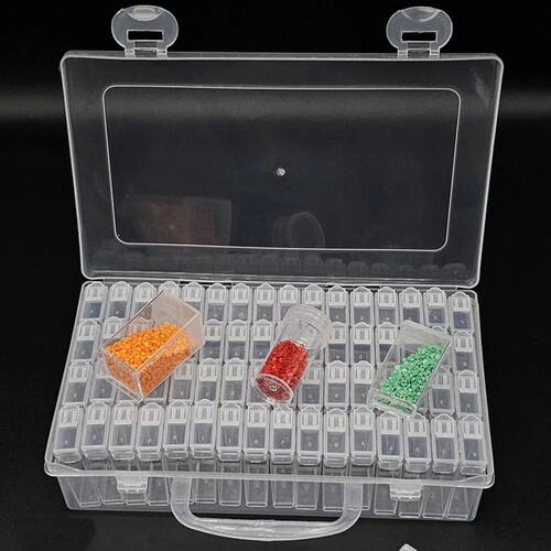 5D DIY Diamond Painting Tools Accessories Storage Box Contai