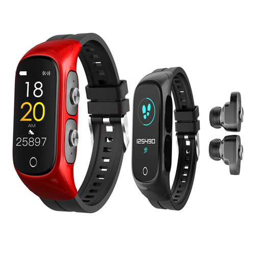 N8 Smart Watch Tws Wireless Bluetooth Headset Smart Sports B