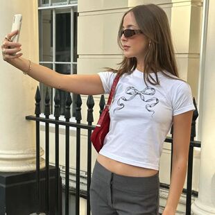 Grunge Patchwork T-shirt Vintage Tshirt Harajuku Slim short