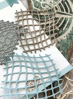 Grid Metal Cutting Dies for DIY Scrapbooking Album Paper Car