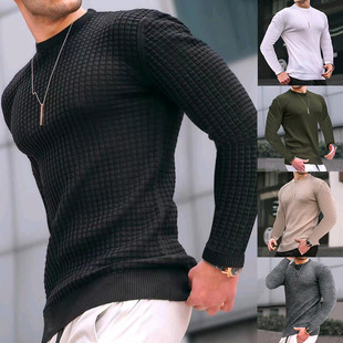 Men Pullover Small Loos Neck Square Round 2024 rendy
