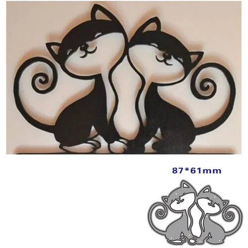 Metal Cutting Dies Cut Mold Animal Cat Decoration Scrapbook