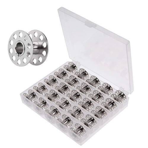25pcs/Box Metal Spool Box Necessary  Spool For Household Sew