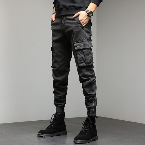 2024 Loose Overalls Men's Leggings Casual Long Pants Outdoor