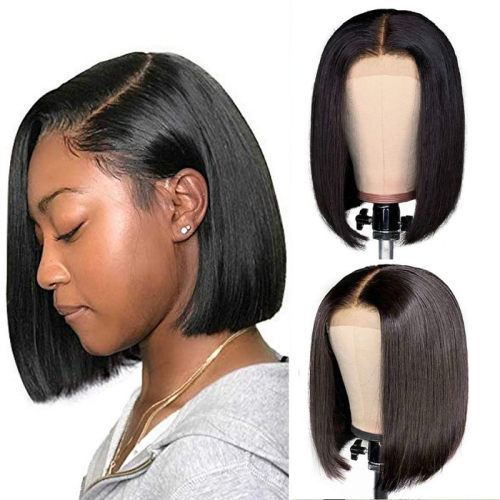 Export Women's Short Straight Hair Short Bobo Center-parted