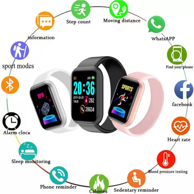 D20 Smart Watch Heart Rate, Blood Oxygen And Blood Pressure