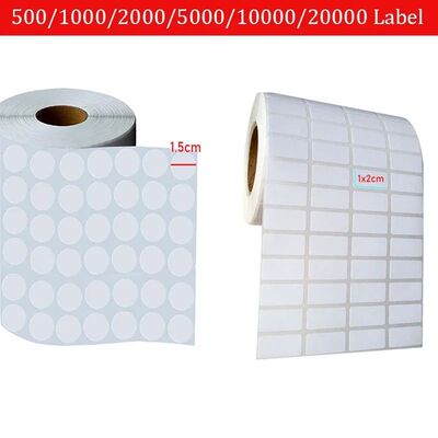 500 1000 sheet square round Classification Label stickers Di