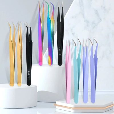 Qiao Excellent Quality Tweezers Bend+Straight New Stainless