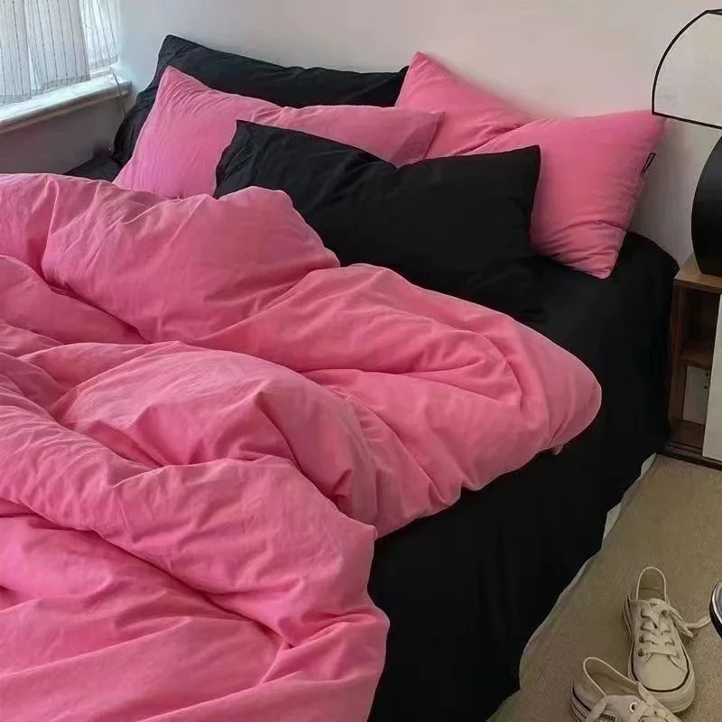 Nordic Princess Pink Bedding Set Girls Adults Twin Full Quee