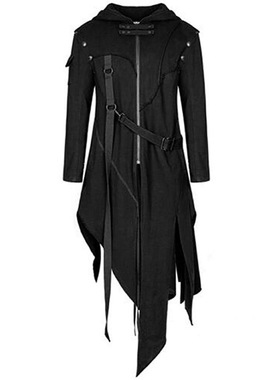 2024 Spot Halloween Cos Costume Jacket Irregular Windbreaker