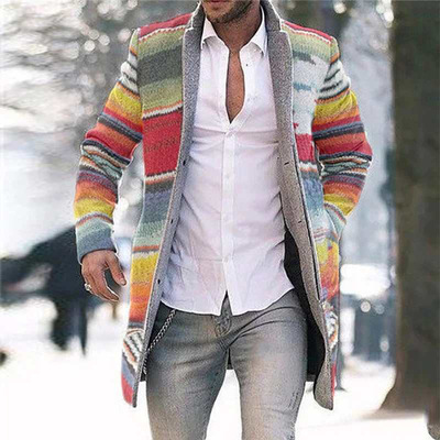 Explosive Version 2024 Men's Mid-length Cardigan Windbreaker