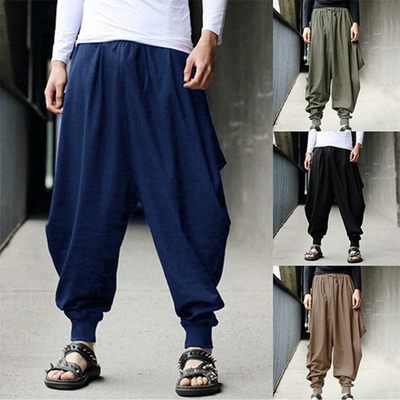 Large Quantity Of Ready-made Men's Trousers, Retro Casual Fa